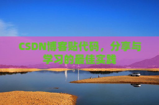 CSDN博客贴代码，分享与学习的最佳实践