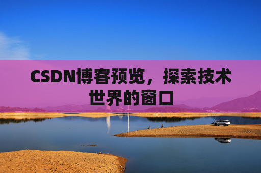CSDN博客预览，探索技术世界的窗口